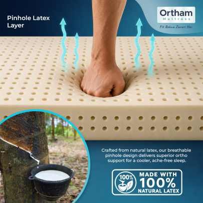 Ortham Pro Natural Latex Comfort Orthopedic Mattress thumb 5